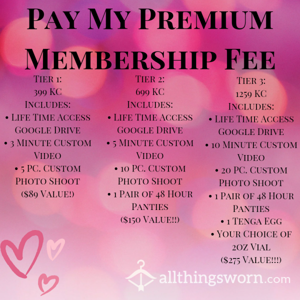 Pay My Premium Membership Fee