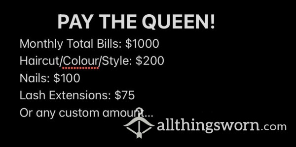 PAY THE QUEEN!