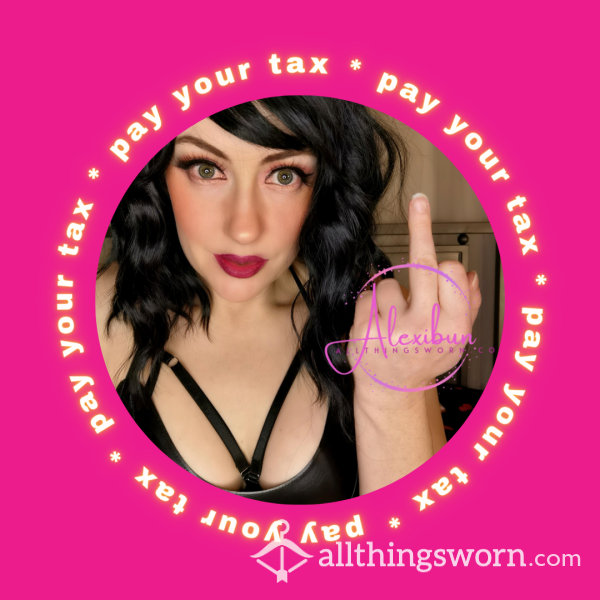 Pay Your Cum Tax 😈