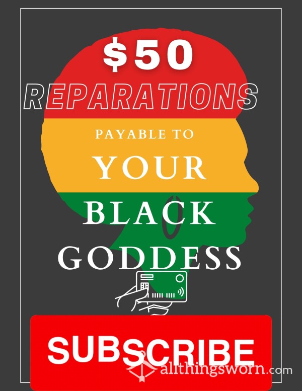 Pay Your Ebony Goddess 50