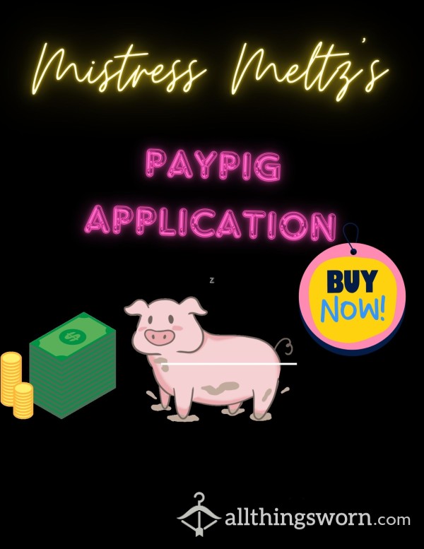 Paypig Application