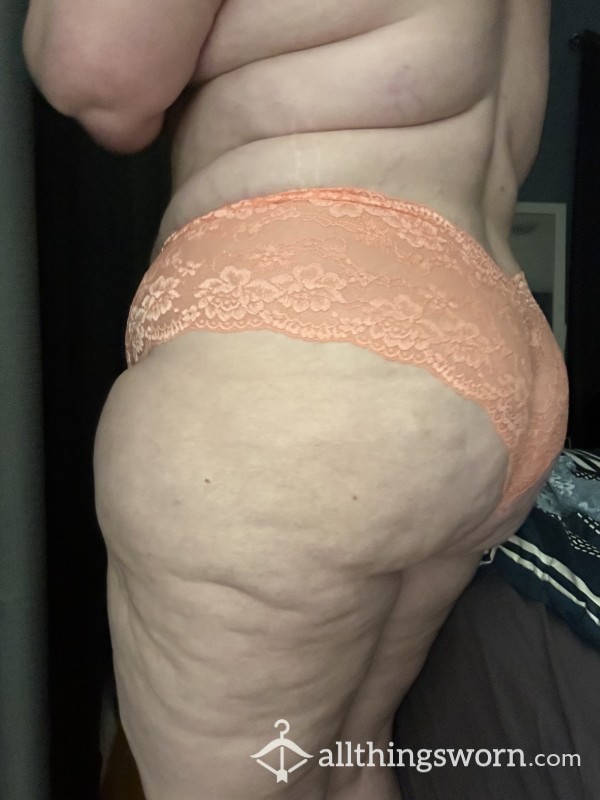 Peach Lace Panties