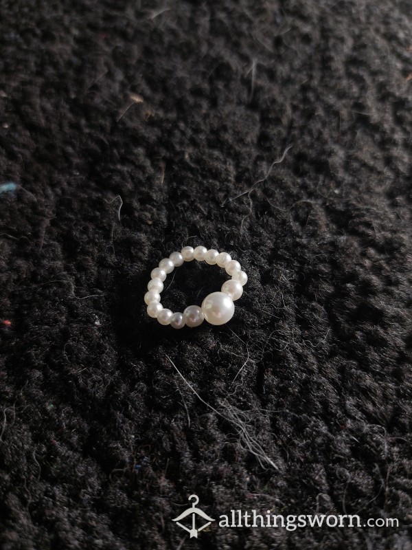 Pearl Toe Ring And Ankle Band