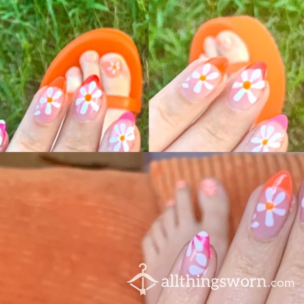 Pedicure Package - Digital Pics With Shipped Goodies