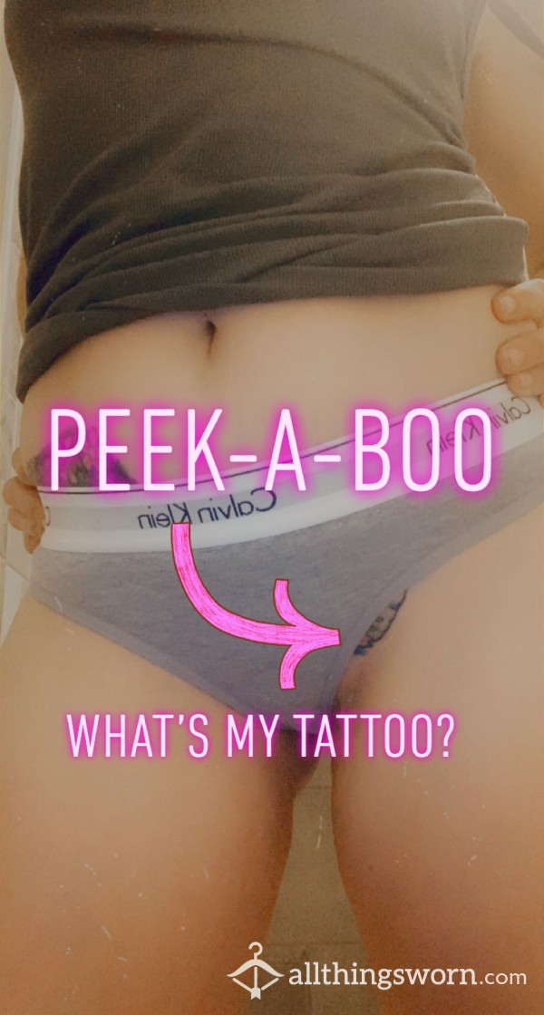Peek-A-Boo - What’s My Tattoo?