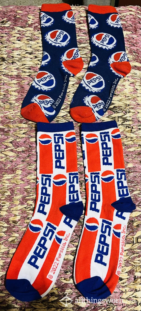 Pepsi Socks Pick Your Pair Comes With Seven Day Wear