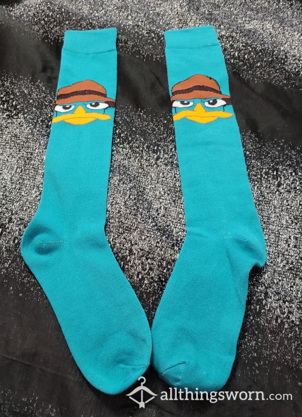 Perry The Platypus Knee High Socks