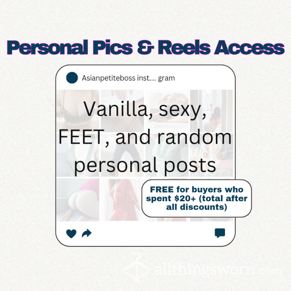 Personal Inst Gr Am Account Access - Free For My Previous Buyers