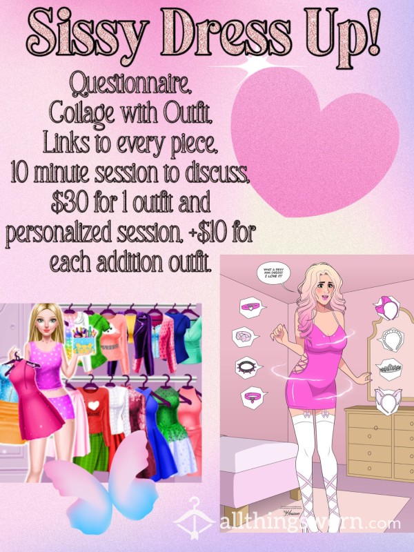 Personalized Sissy Dress-up