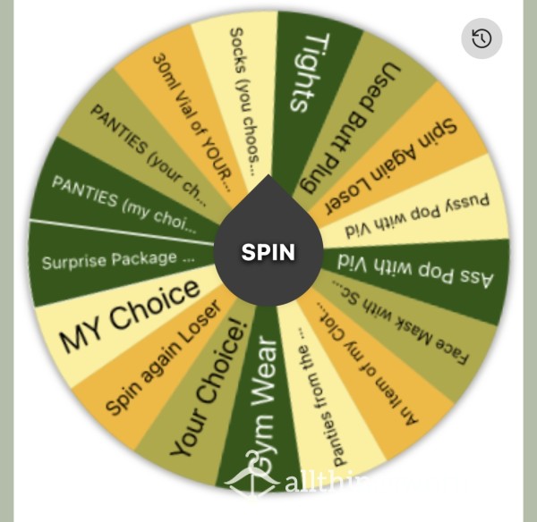 PHYSICAL ITEM Lucky Spin Wheel