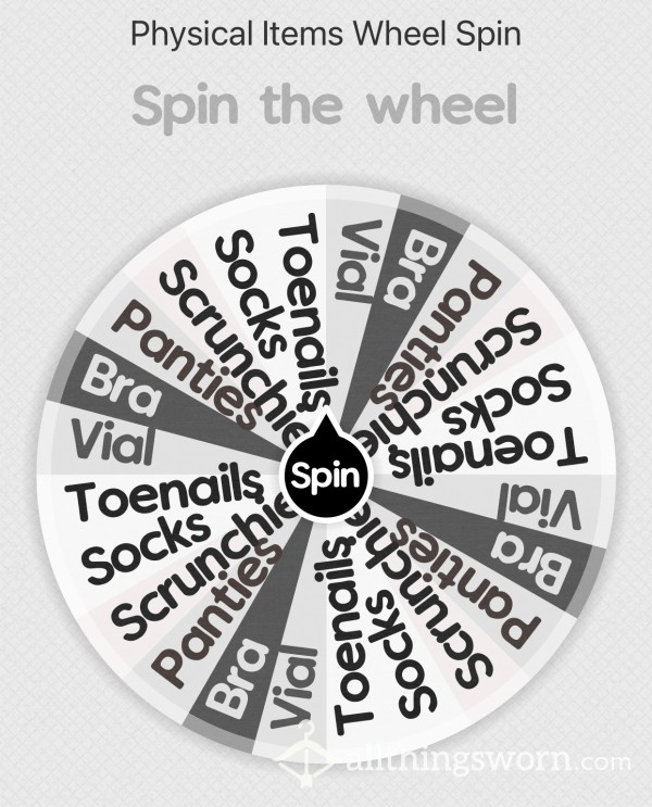 Physical Items Wheel Spin