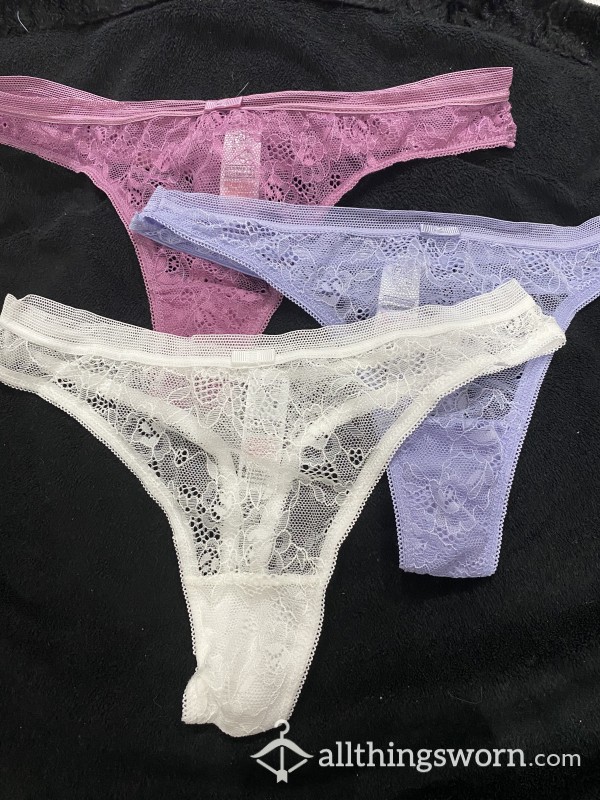 Pick Your Colour! Lacey Thongs💋