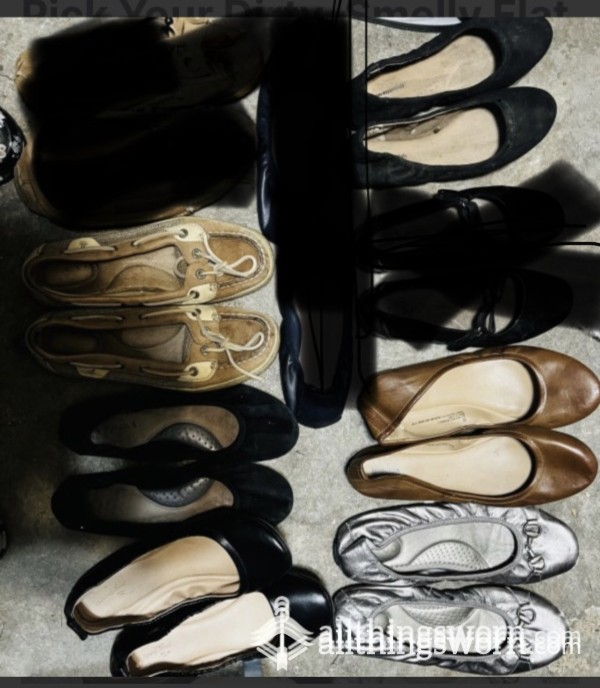 Pick Your Dirty, Smelly Flat Shoes Comes With7 Daywear