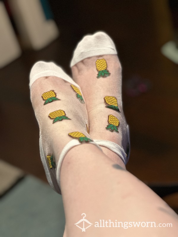 Pineapple Sheer Socks!