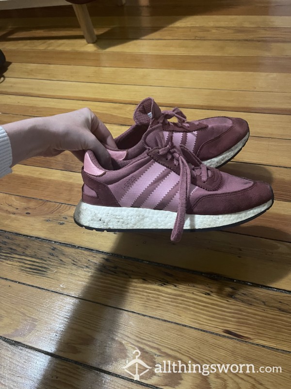Pink Adidas Sneakers - Worn
