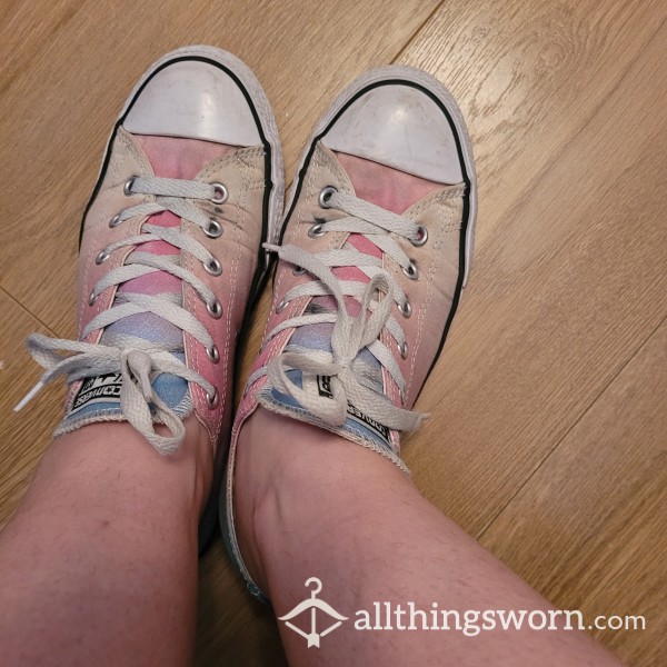 Pink And Blue Converse