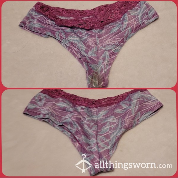 Pink And Blue Stained Lacie Cheeky Undies