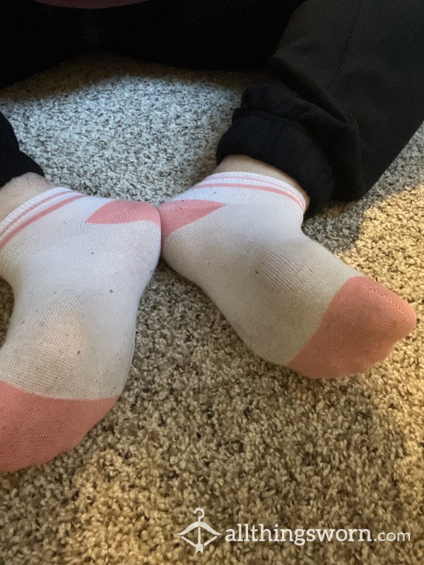 Pink Ankle Socks