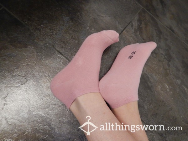 Pink Ankle Socks- 48h Wear