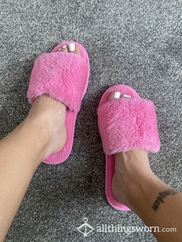 Pink Barbie Slippers