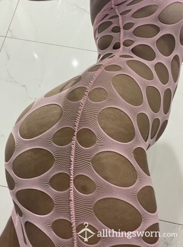 Pink Body Stocking Dress