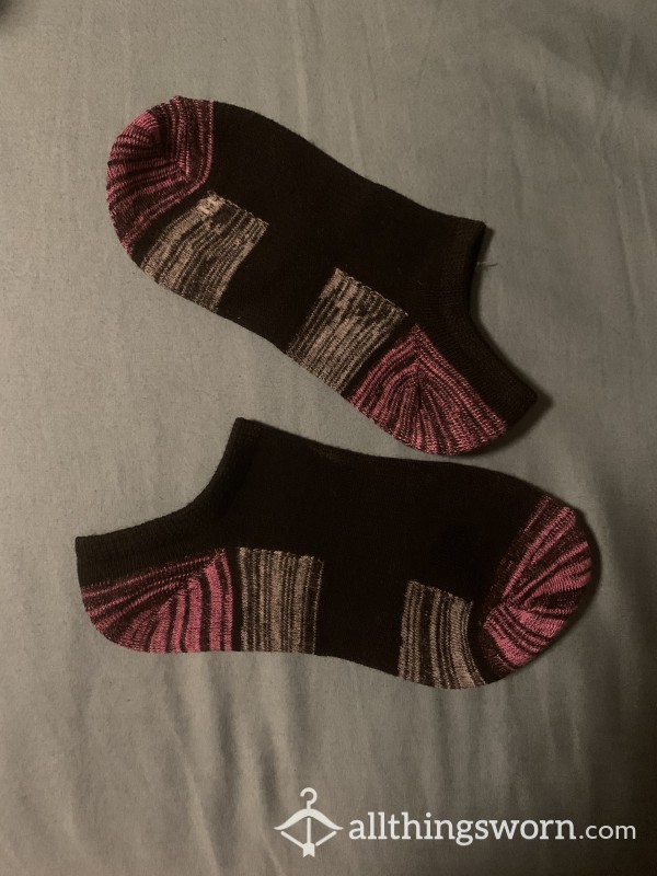 Pink Bottom Gym Socks