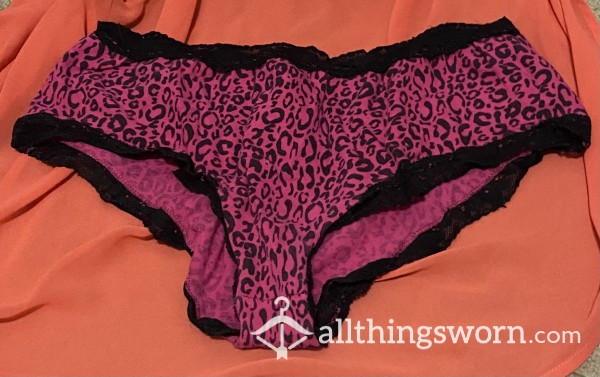 Pink Cheetah Panties