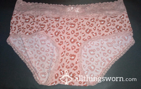 Pink Cheetah Print Panties