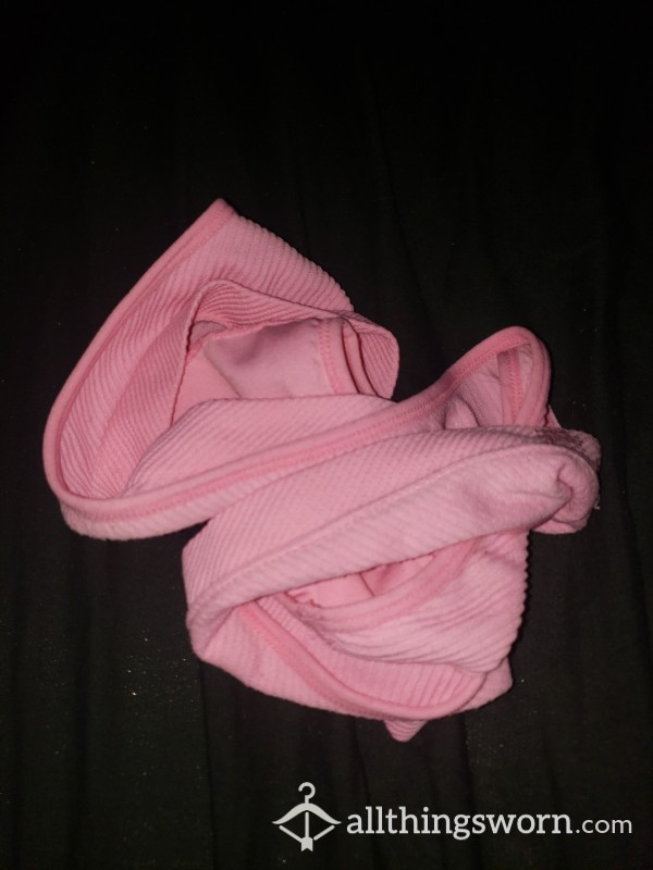 Pink Cotton Thong 2 Days Worn, Extreme Sweater