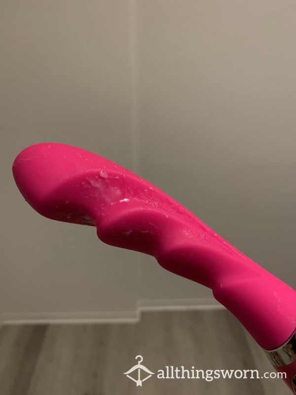 Pink Creamed On Vibrator