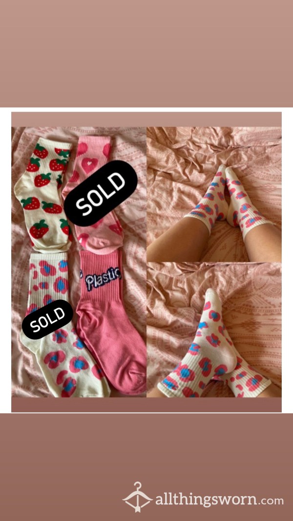 Pink Design Socks 💕