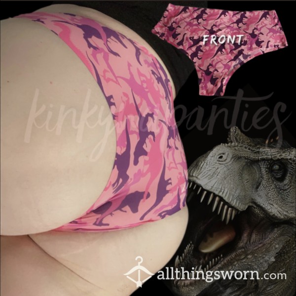 🦖 Pink Dinosaur Cheekies 🦕- Includes 48-hour Wear & U.S. Shipping