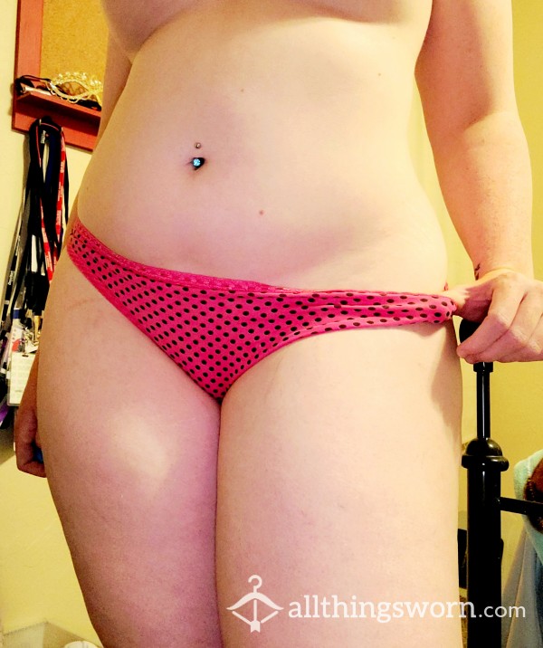 Pink Dotted Thong