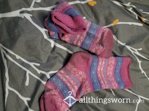 Pink Fleece Socks photo