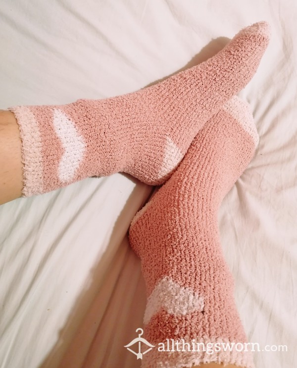Pink Fluffy Socks 💗