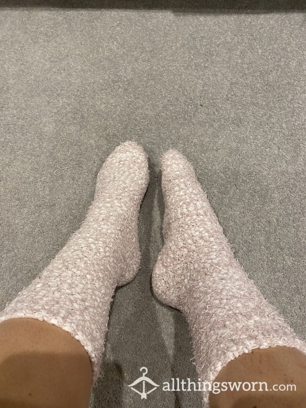 Pink Fluffy & Sweaty Socks