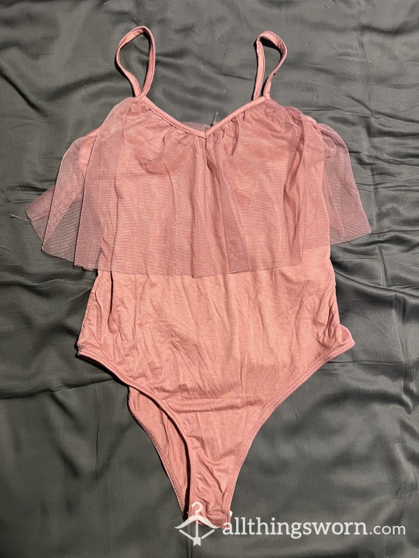 Pink Frilly Bodysuit
