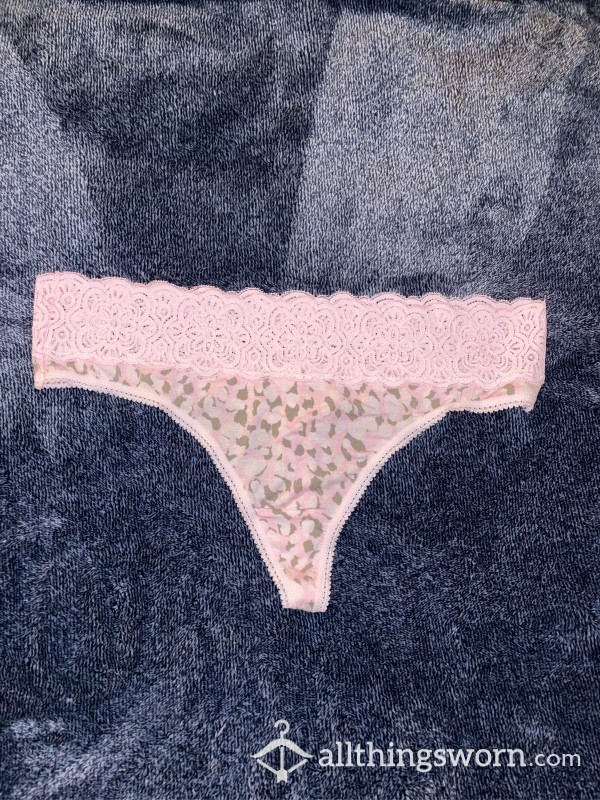 Pink Grey Panties