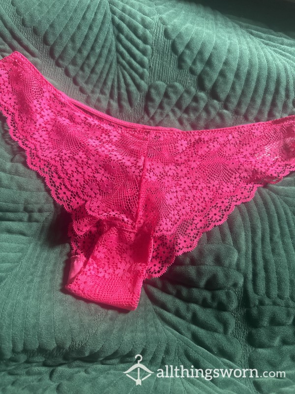 Pink Lace French Knickers