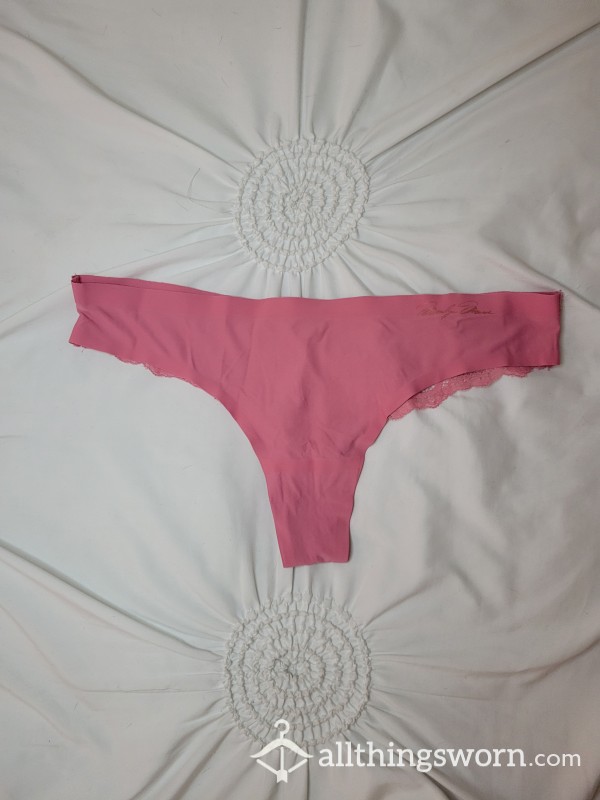 SOLD - Pink Lace Thong