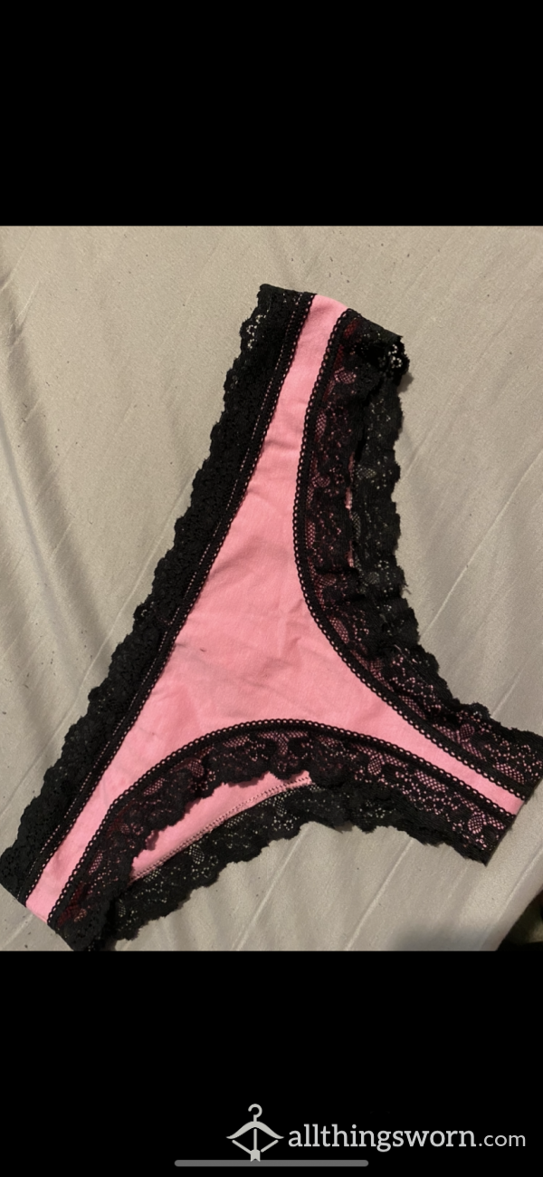 Pink Lacey Knickers