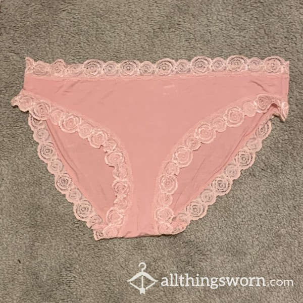 Pink Lacy Panties