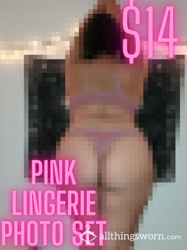 Pink Lingerie Photo Set