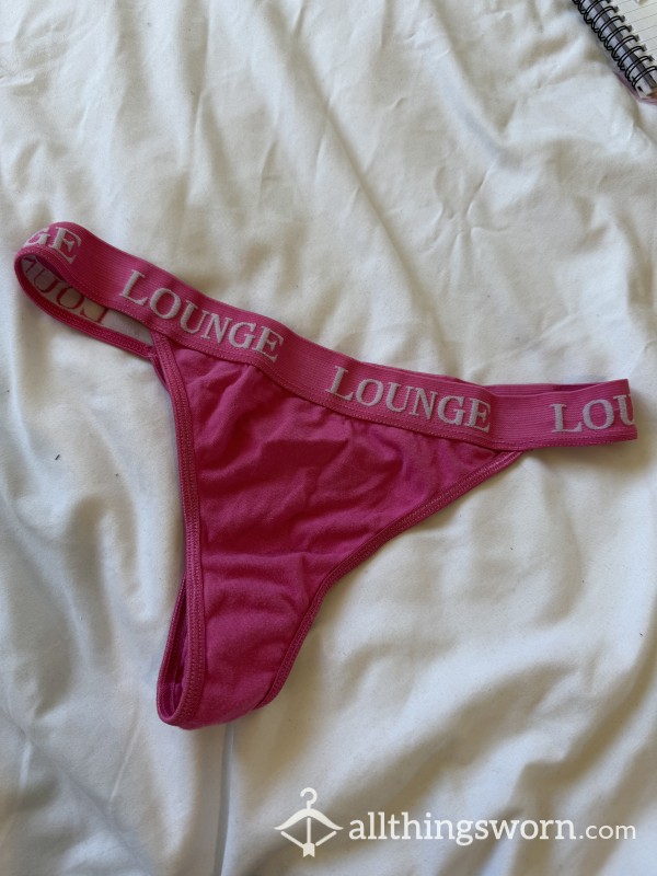 Pink Lounge Thong 💗🩷