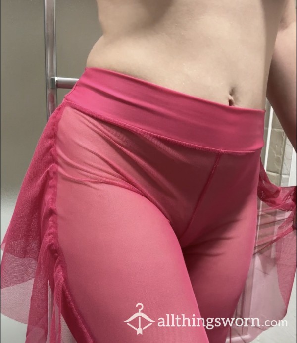 Pink Mesh Pants