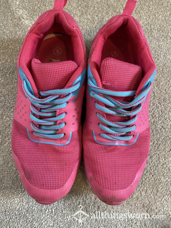 Pink Muddy Trainers