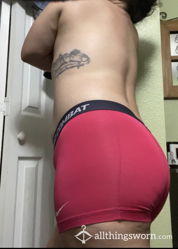 Pink Nike Biker Shorts