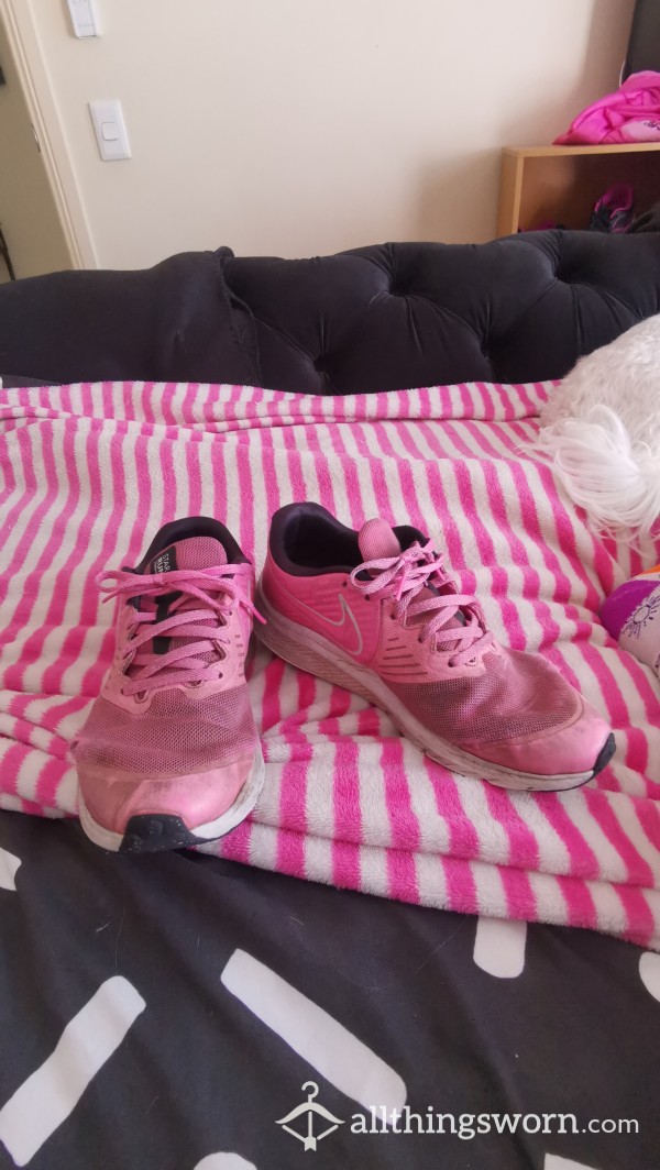 Pink Nike Runners