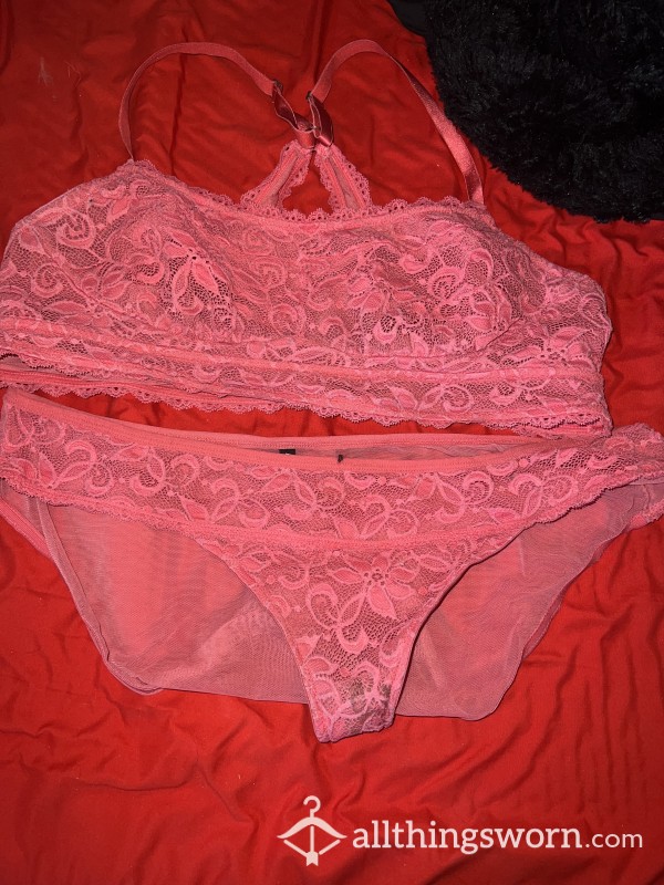 Pink Panties And Bralette