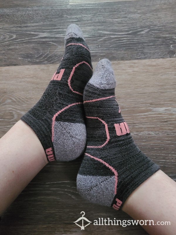 Pink Puma Socks